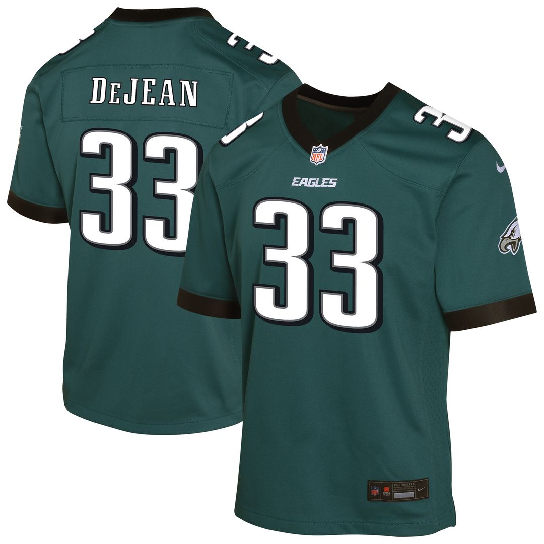 Cooper DeJean Philadelphia Eagles Nike Youth Alternate Game Official Jersey - Kelly Green