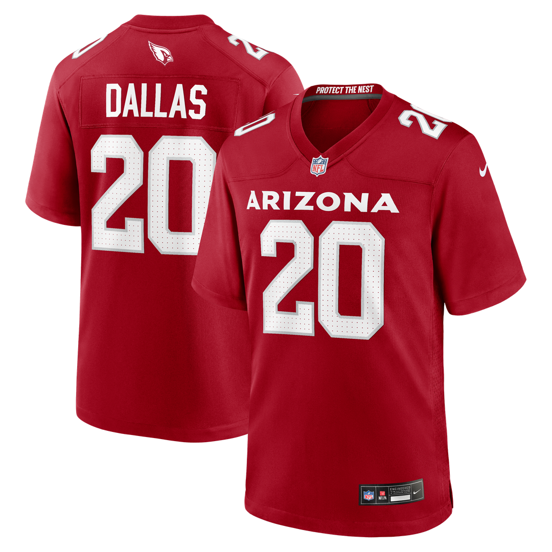 DeeJay Dallas Arizona Cardinals Nike Team Game Jersey - Cardinal