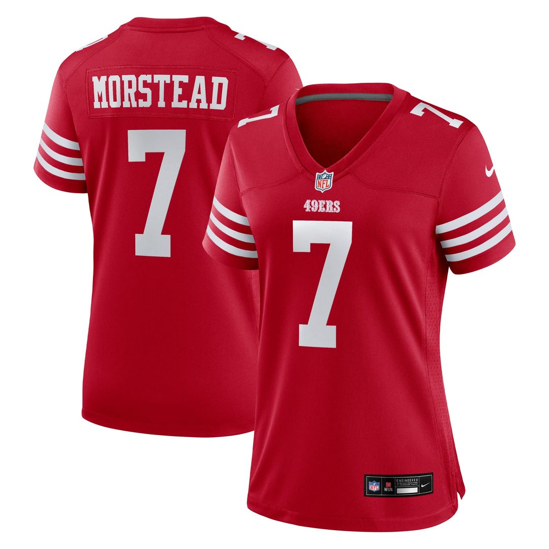 Thomas Morstead San Francisco 49ers Nike Women's Team Game Jersey - Scarlet