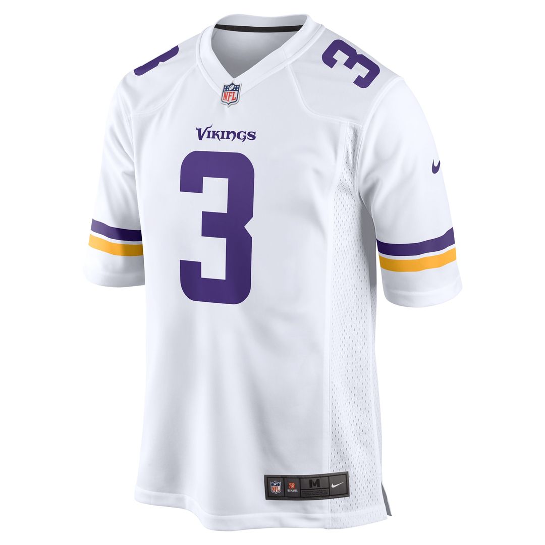 Jordan Addison Minnesota Vikings Nike Away Game Official Jersey - White