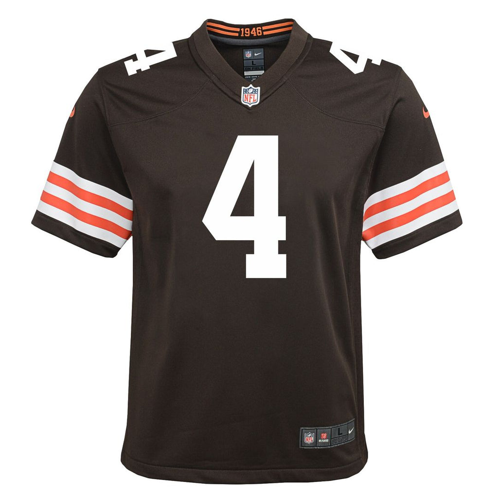 Deshaun Watson Cleveland Browns Nike Youth Game Official Jersey - Brown