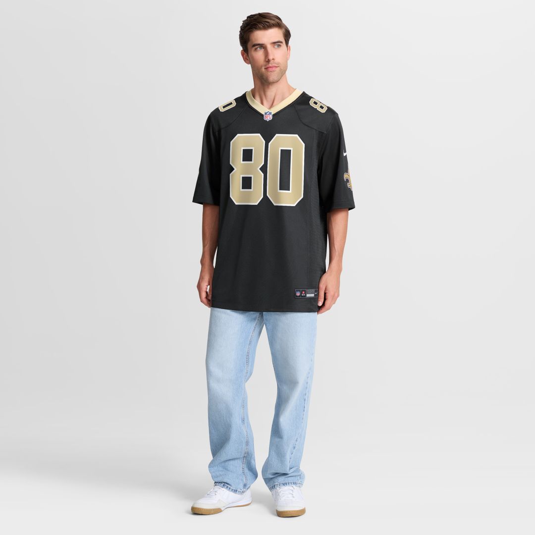 Moliki Matavao New Orleans Saints Nike Team Game Jersey - Black