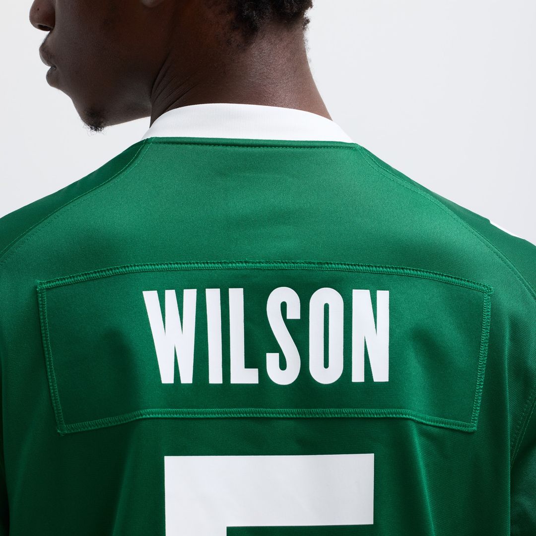 Garrett Wilson New York Jets Nike Game Official Jersey - Legacy Green