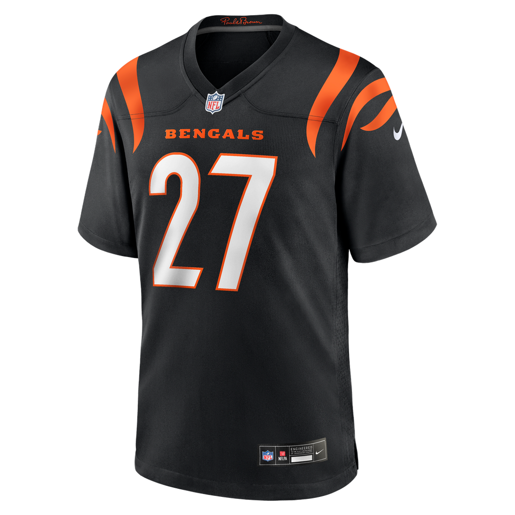 Jordan Battle Cincinnati Bengals Nike Team Game Jersey - Black