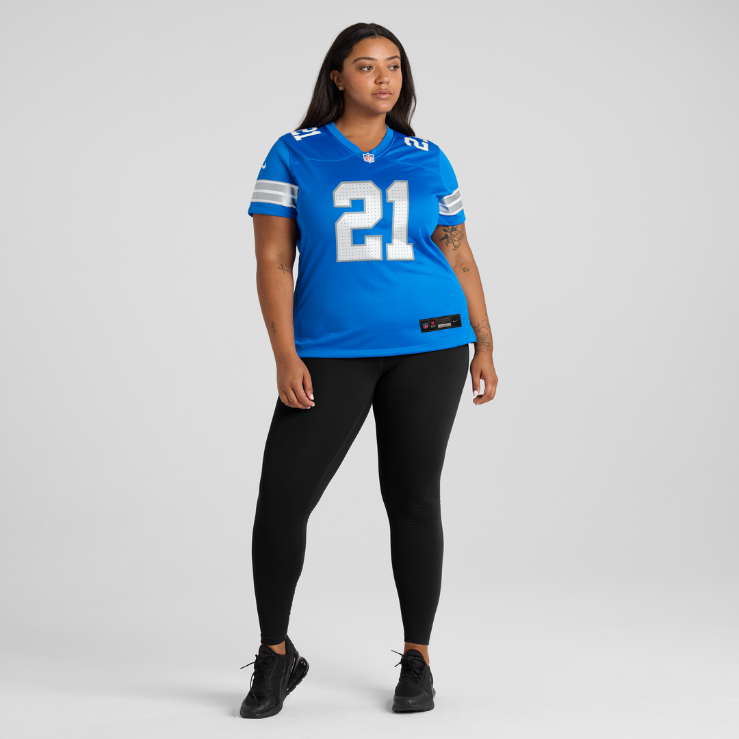 Roger McCreary Detroit Lions Nike Women's Team Game Jersey - Blue