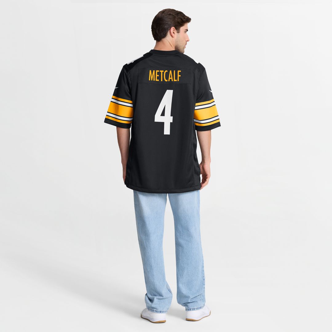 DK Metcalf Pittsburgh Steelers Nike Game Player Official Jersey - Black