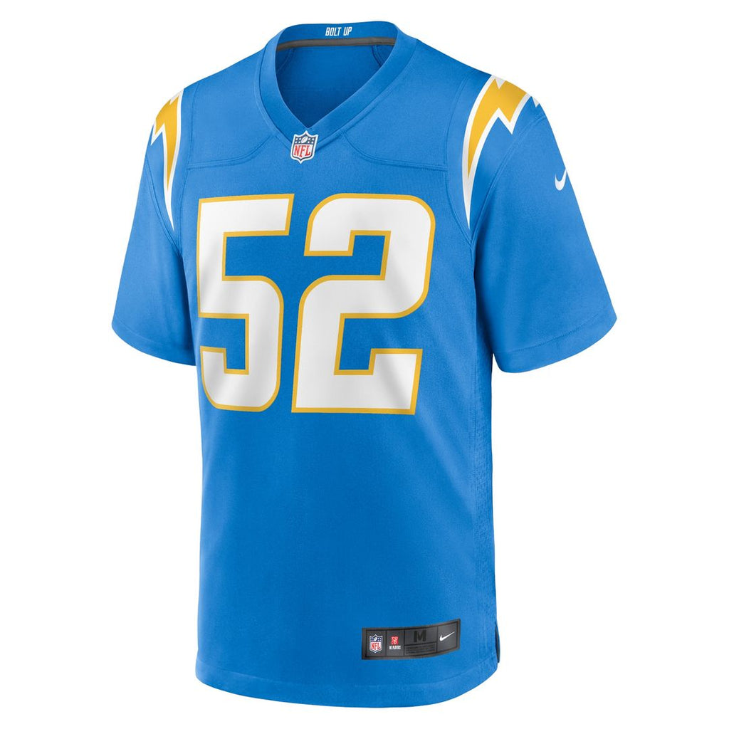 Khalil Mack Los Angeles Chargers Nike Youth Game Official Jersey - Powder Blue