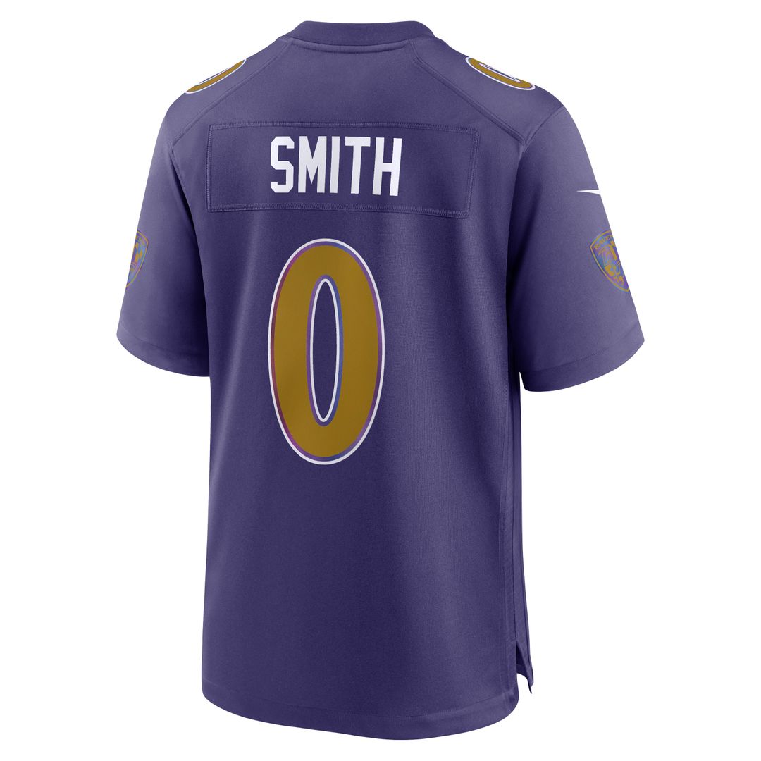 Roquan Smith Baltimore Ravens Nike Alternate Game Jersey - Purple