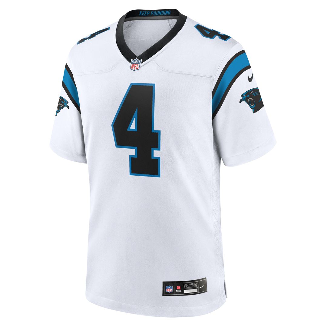 Tetairoa McMillan Carolina Panthers Nike Team Game Official Jersey - Black