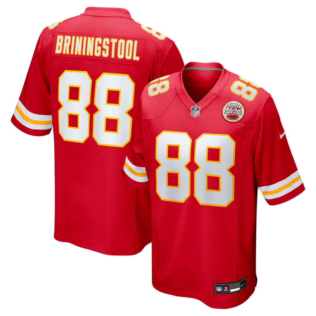 Jake Briningstool Kansas City Chiefs Nike Team Game Official Jersey -  Red