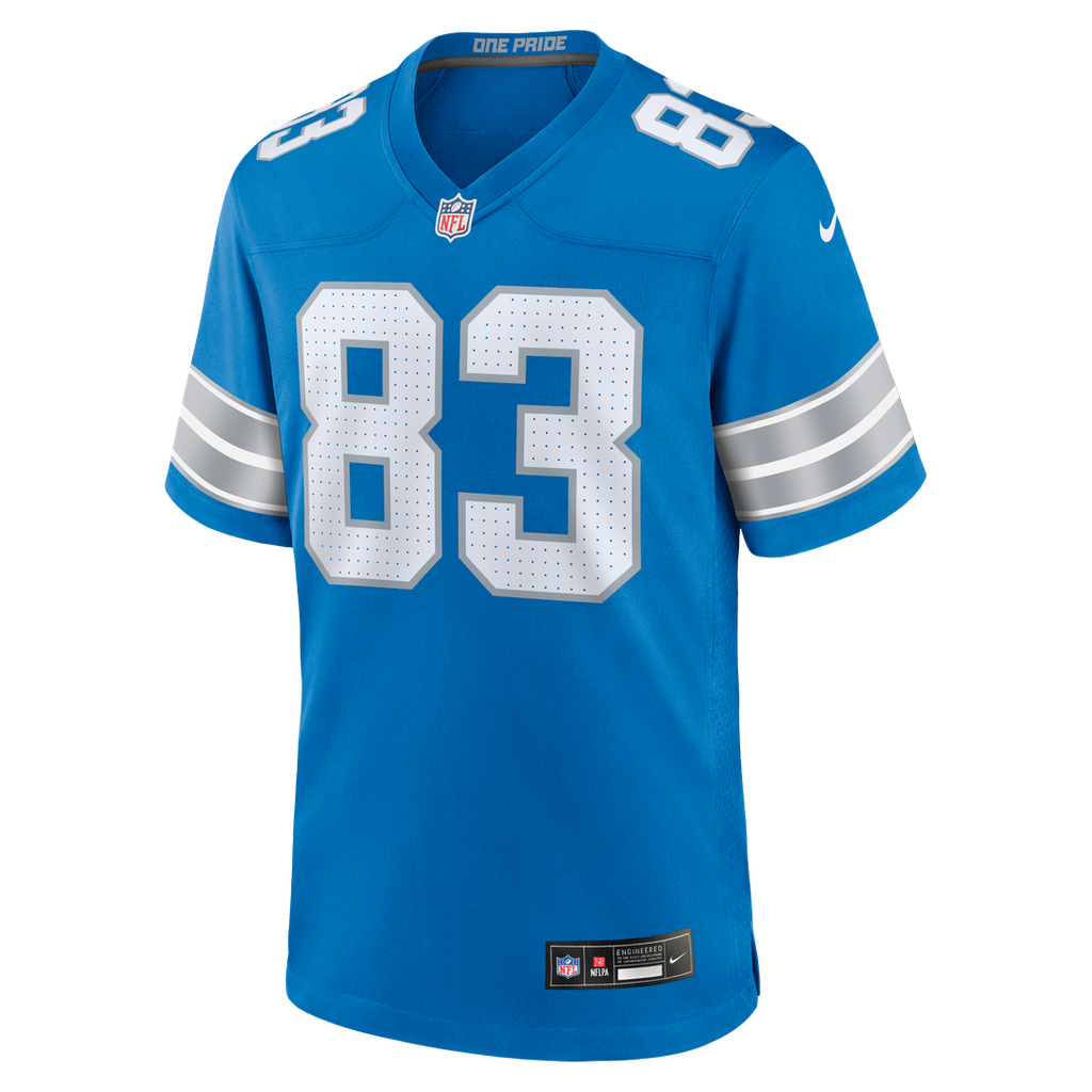 Tyler Conklin Detroit Lions Nike Team Game Jersey - Blue