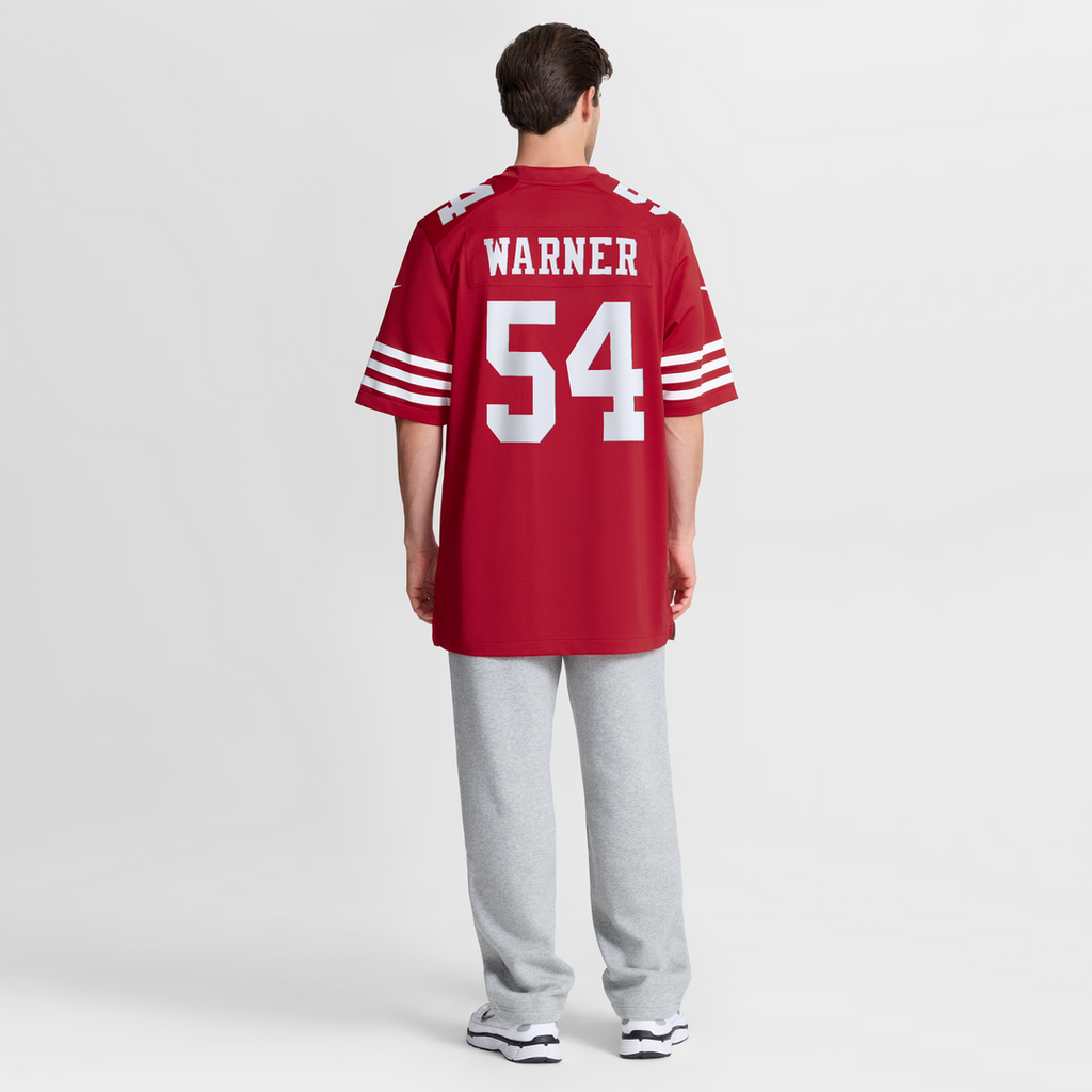 Fred Warner San Francisco 49ers Nike Team Game Player Official Jersey - White
