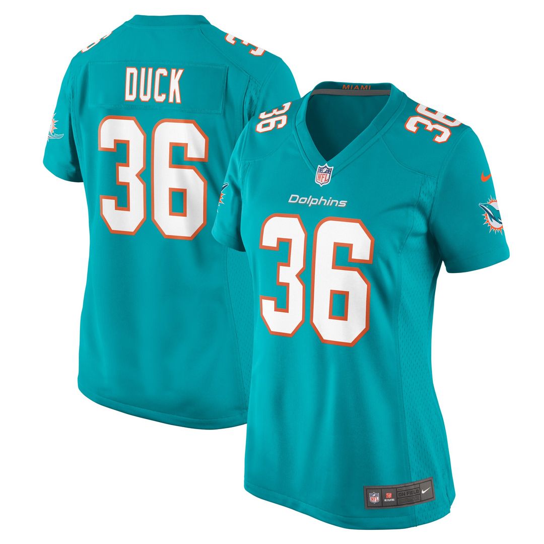 Storm Duck Miami Dolphins Nike Women's Game Jersey - Aqua