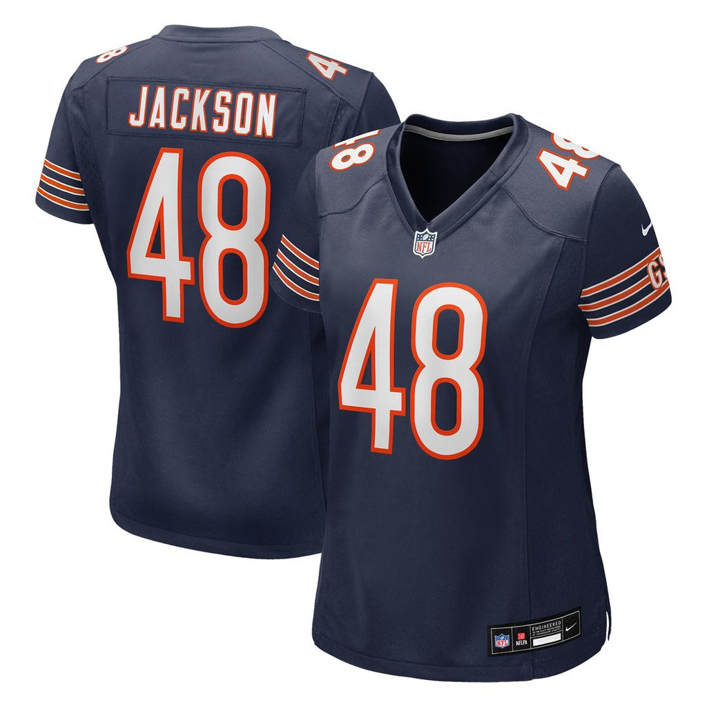 D'Marco Jackson Chicago Bears Nike Women's Team Game Official Jersey -  Navy