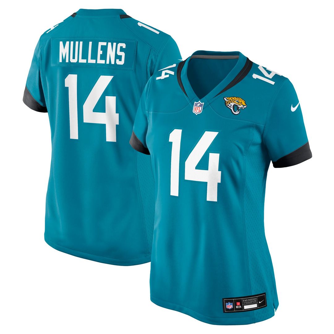 Nick Mullens Jacksonville Jaguars Nike Women's Team Game Official Jersey -  Teal