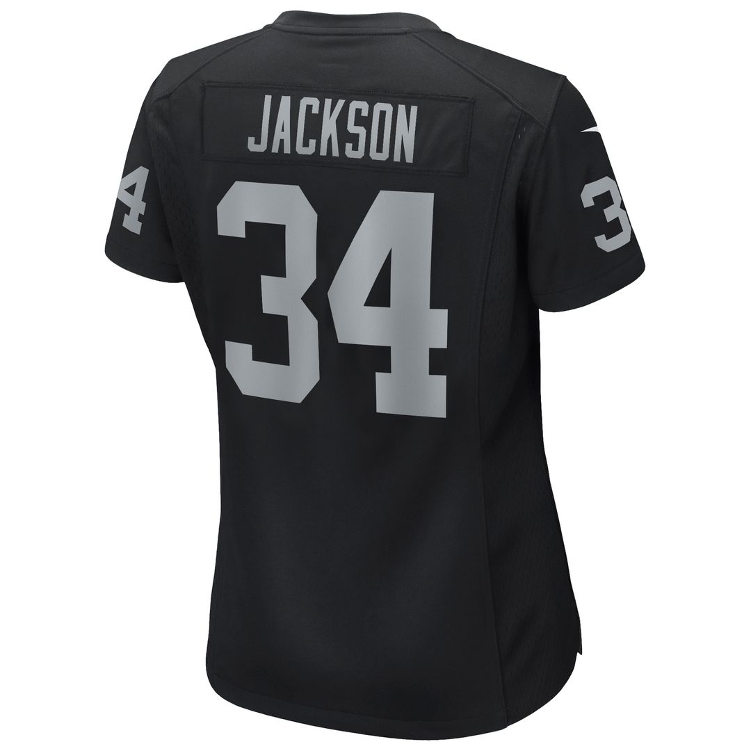 Bo Jackson Las Vegas Raiders Nike Women's Game Retired Player Official Jersey - Black