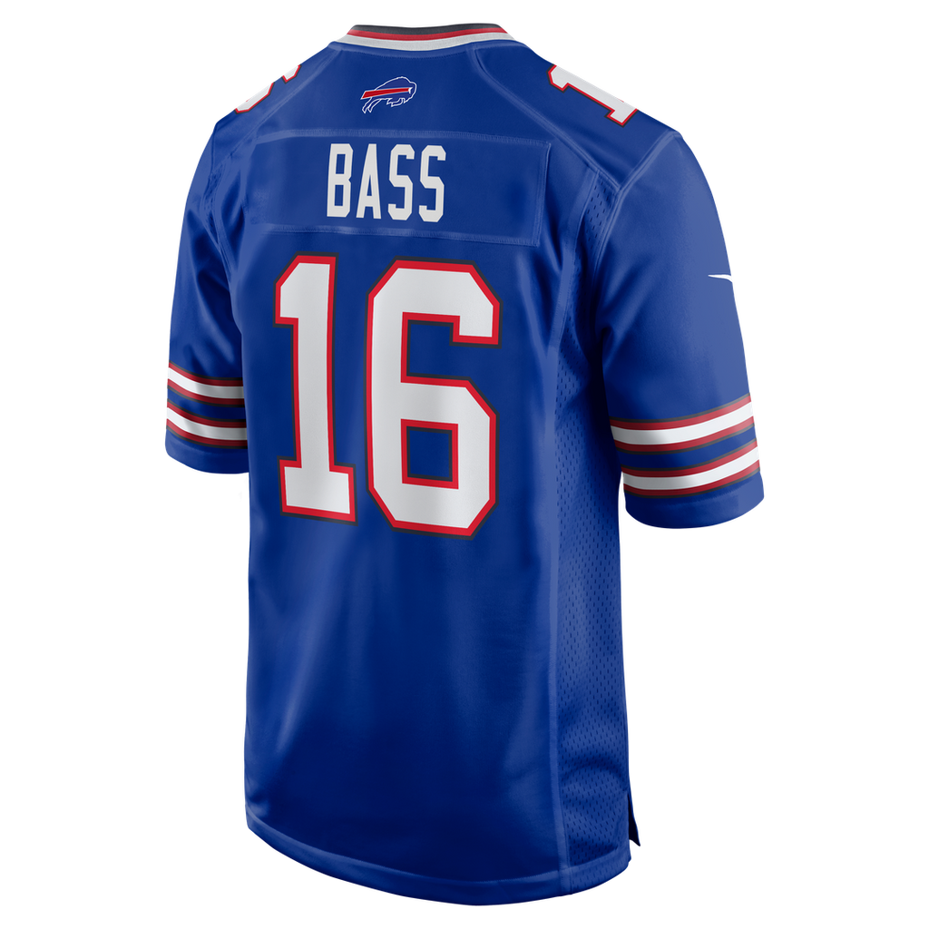 Tyler Bass Buffalo Bills Nike Team Game Jersey - Royal