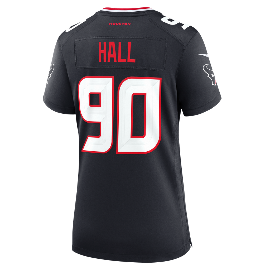 Logan Hall Houston Texans Nike Women's Team Game Official Jersey -  Navy