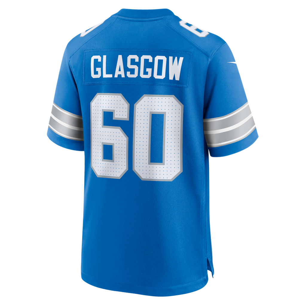 Graham Glasgow Detroit Lions Nike Team Game Official Jersey -  Blue