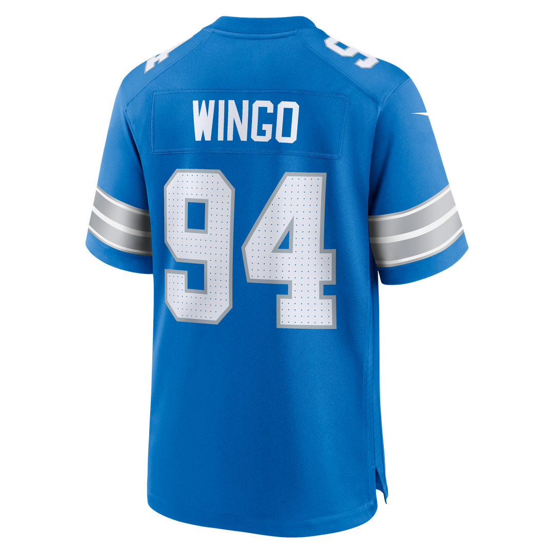 Mekhi Wingo Detroit Lions Nike Team Game Official Jersey -  Blue