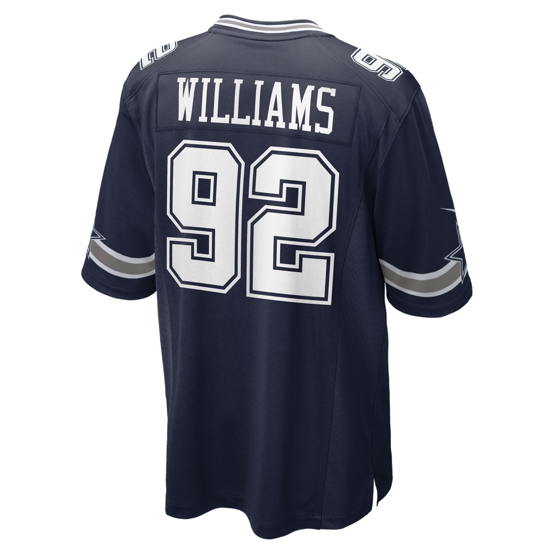 Quinnen Williams Dallas Cowboys Nike Team Game Official Jersey - Navy