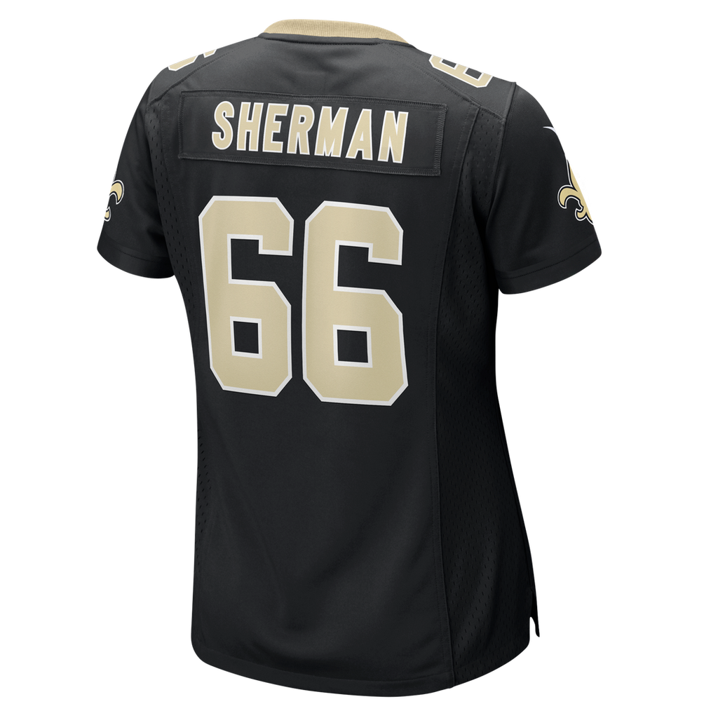 William Sherman New Orleans Saints Nike Women's Team Game Official Jersey -  Black