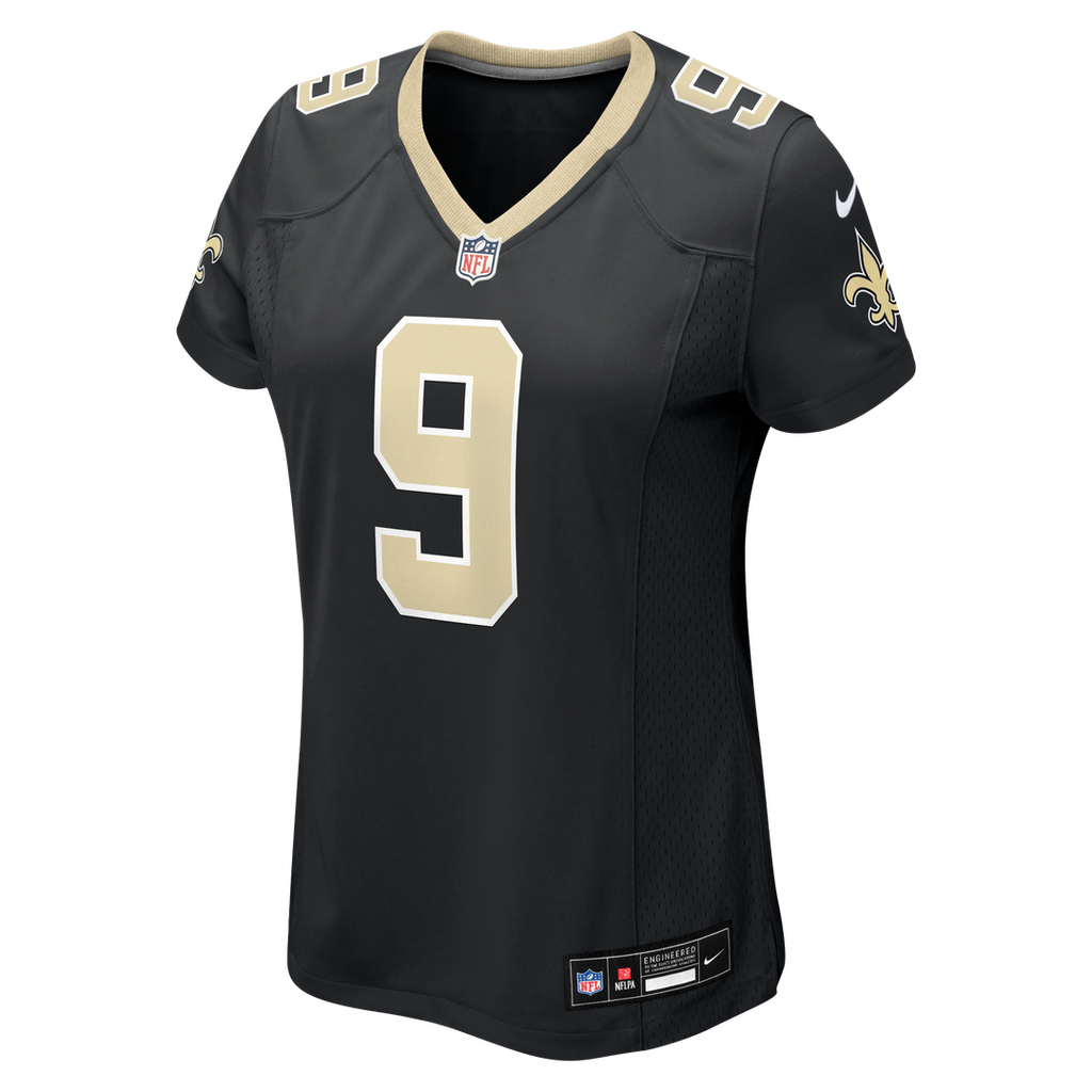 Drew Brees New Orleans Saints Nike Women's Team Game Jersey - Black