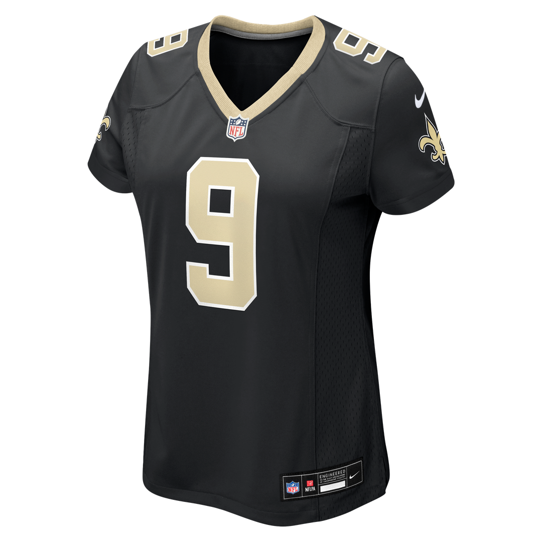 Drew Brees New Orleans Saints Nike Women's Team Game Jersey - Black