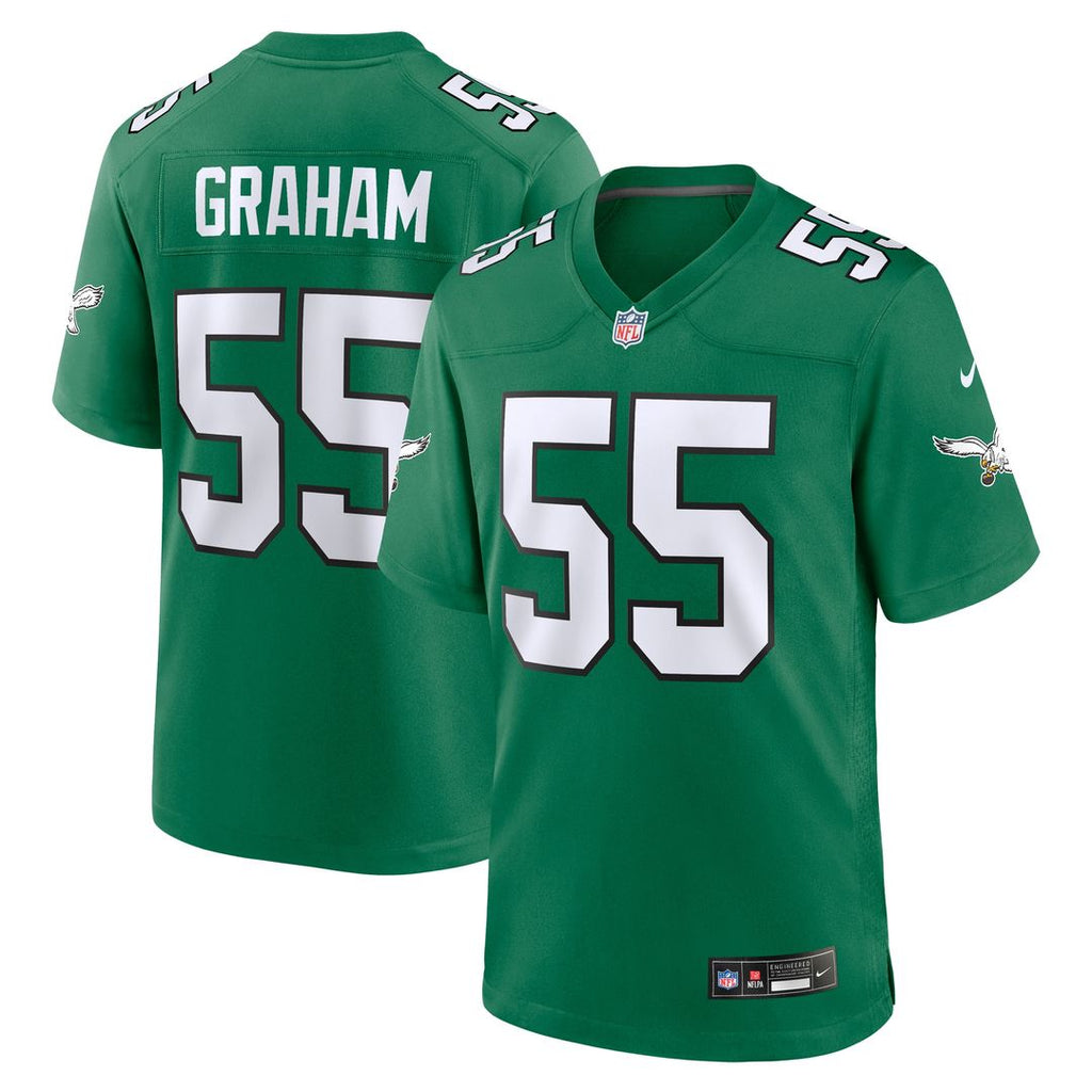 Brandon Graham Philadelphia Eagles Nike Alternate Game Official Jersey - Kelly Green