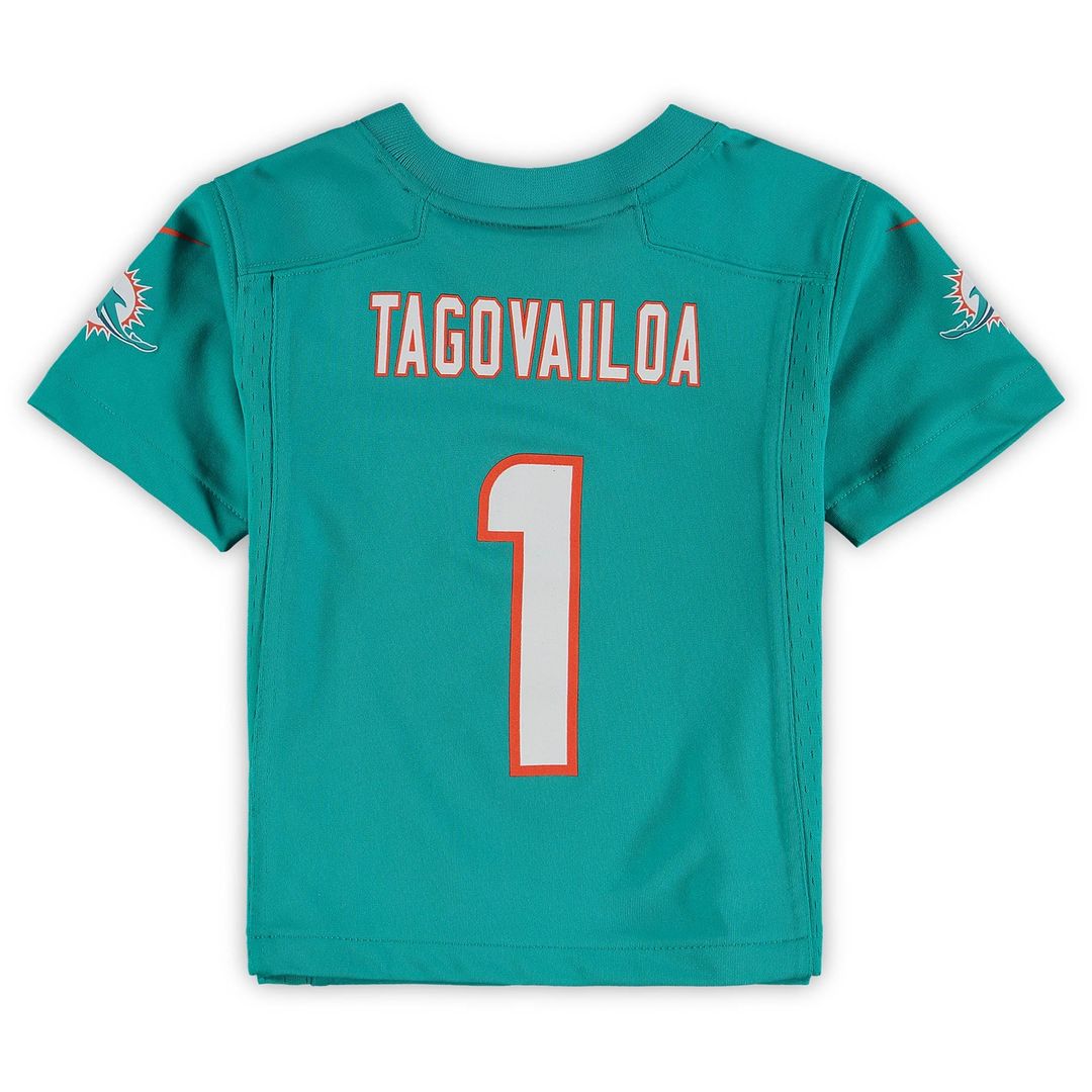 Tua Tagovailoa Miami Dolphins Nike Toddler Game Official Jersey - Aqua