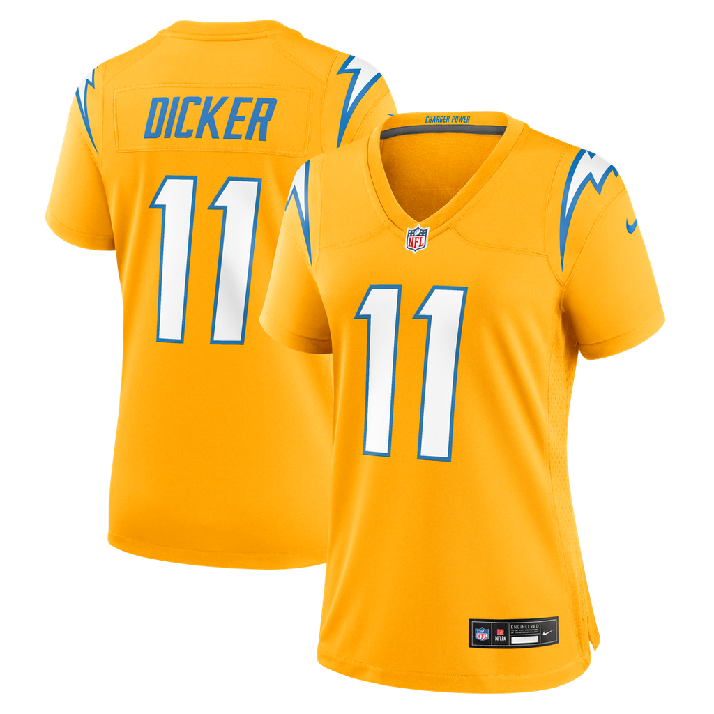 Cameron Dicker Los Angeles Chargers Nike Women's Alternate Game Jersey - Gold