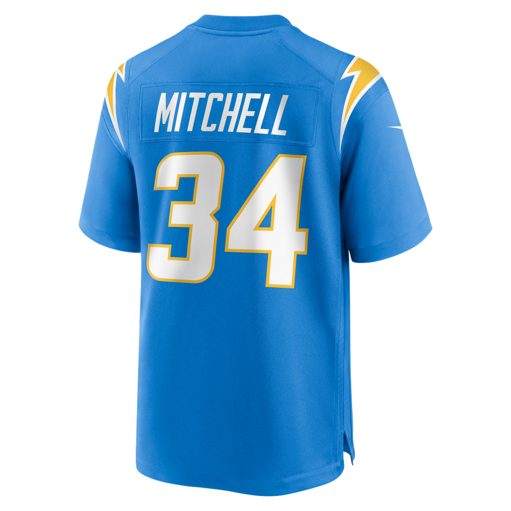 Keaton Mitchell Los Angeles Chargers Nike Team Game Official Jersey -  Powder Blue