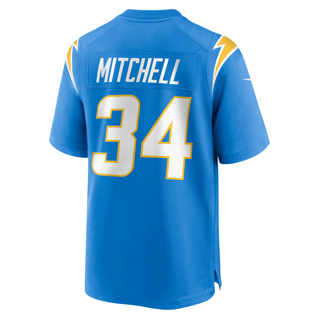 Keaton Mitchell Los Angeles Chargers Nike Team Game Official Jersey -  Powder Blue