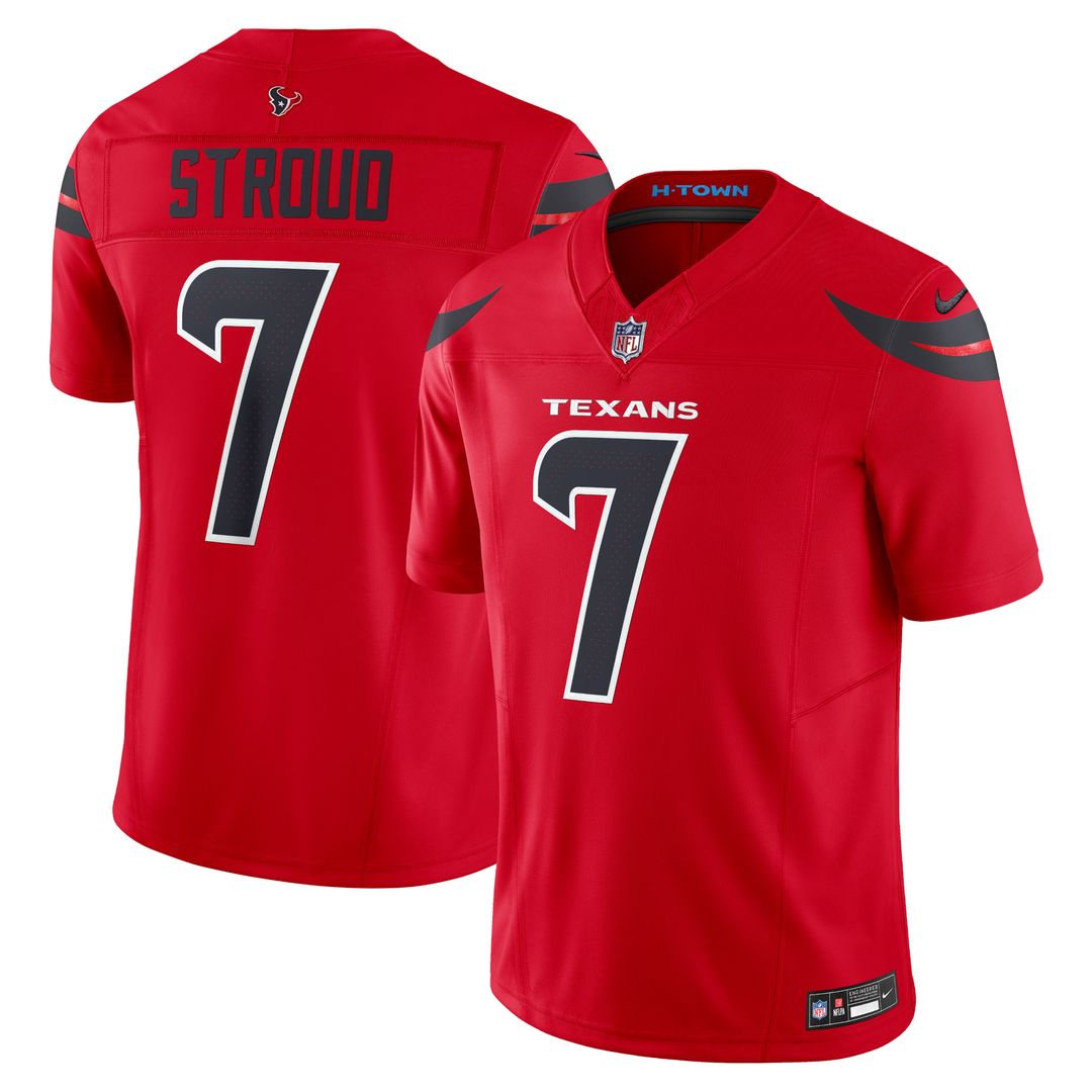 C.J. Stroud Houston Texans Nike Alternate Vapor F.U.S.E. Limited Official Jersey - Red