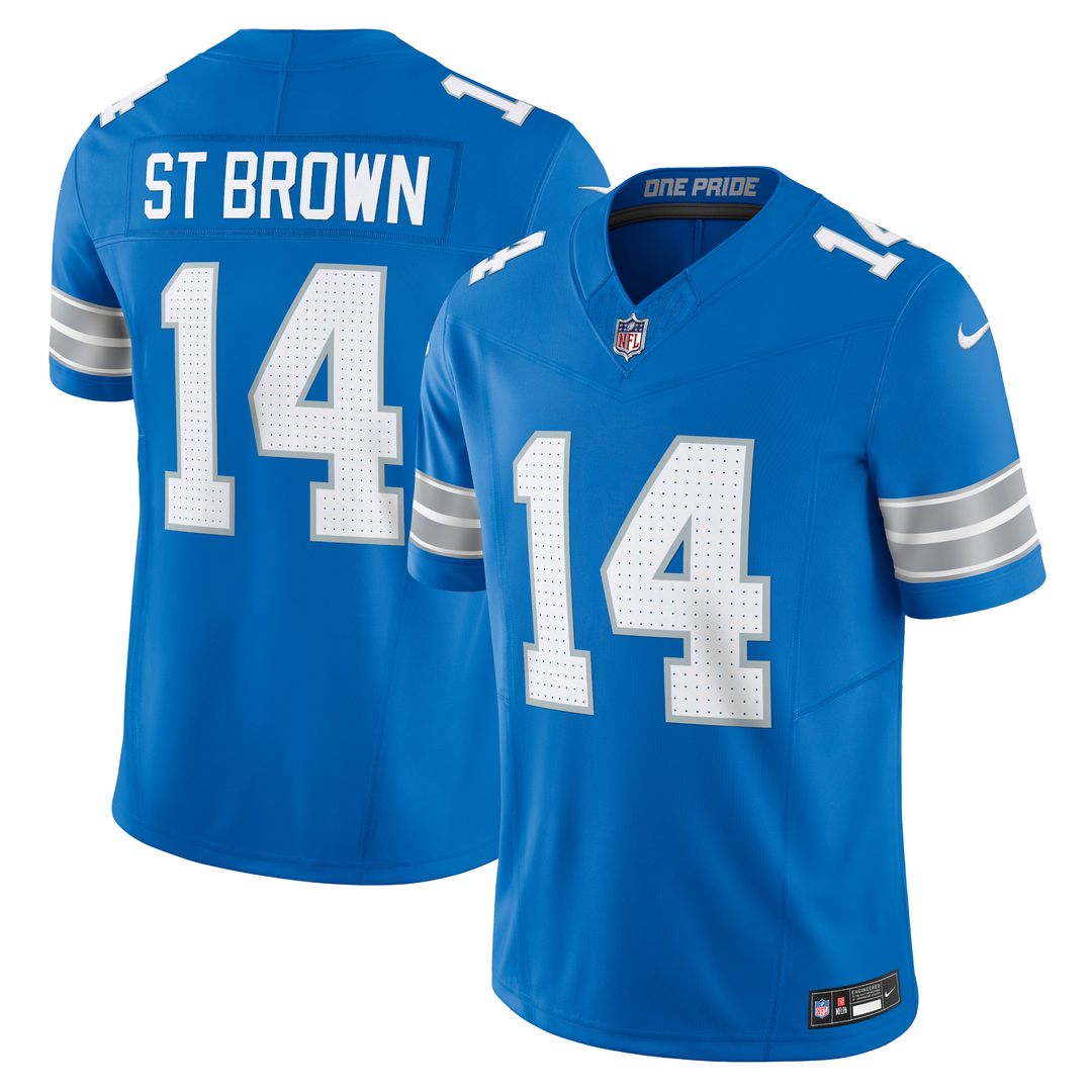 Amon-Ra St. Brown Detroit Lions Nike 2nd Alternate Vapor F.U.S.E. Limited Official Jersey - Black
