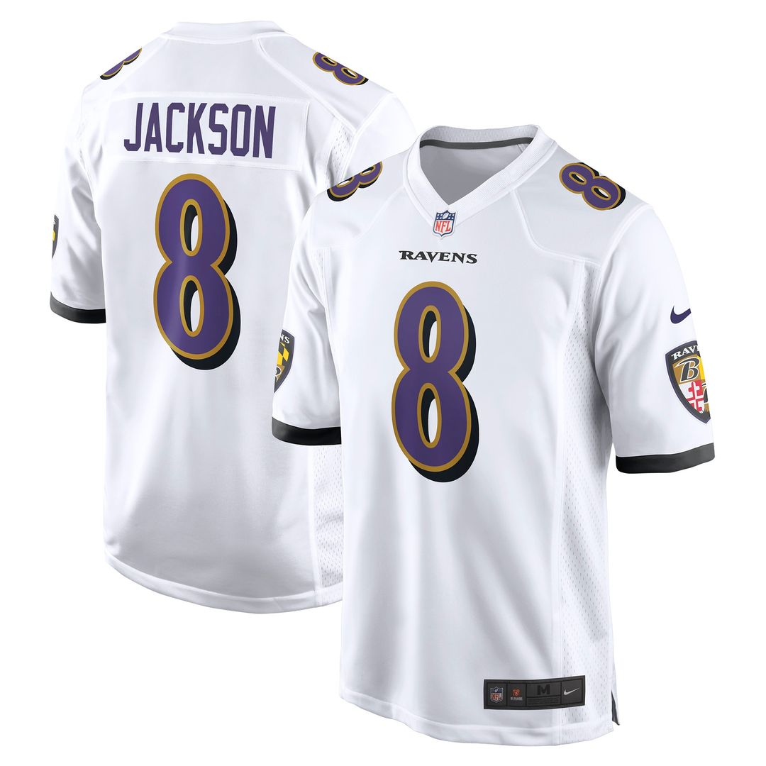 Lamar Jackson Baltimore Ravens Nike Alternate Game Jersey - Black