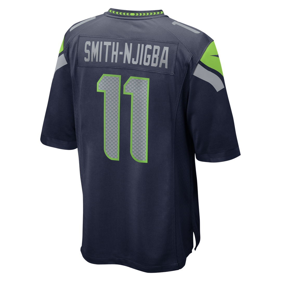 Jaxon Smith-Njigba Seattle Seahawks Nike Super Bowl LX Patch Game Jersey - College Navy