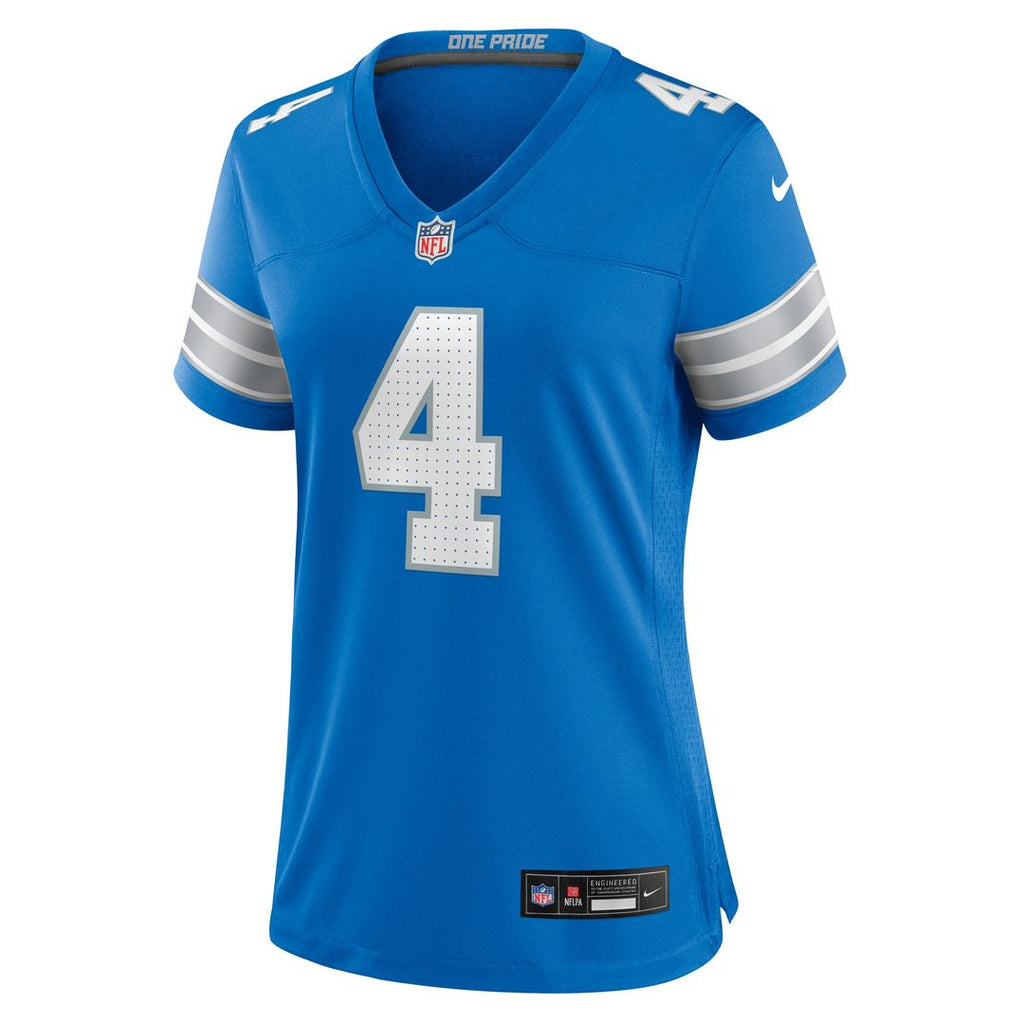 Emmanuel Moseley Detroit Lions Nike Women's Team Game Jersey - Blue