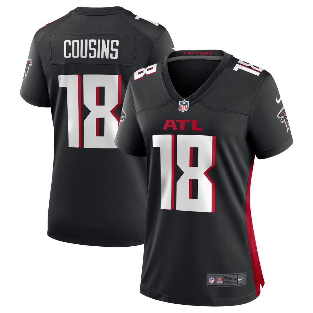 Kirk Cousins Atlanta Falcons Nike Women's Game Player Official Jersey - Black