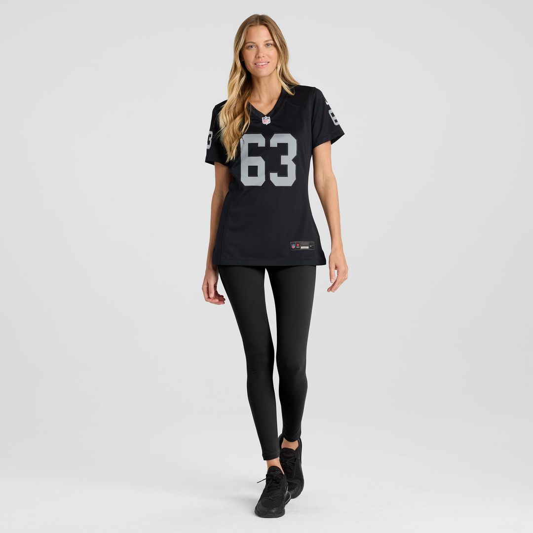 Gene Upshaw Las Vegas Raiders Nike Women's Game Retired Player Official Jersey - Black