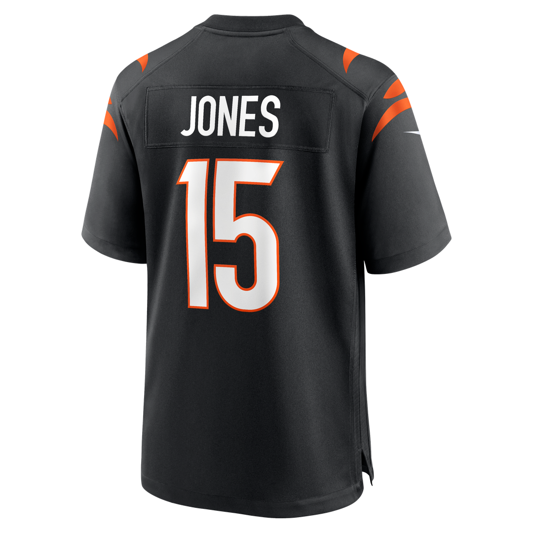 Charlie Jones Cincinnati Bengals Nike Team Game Jersey - Black