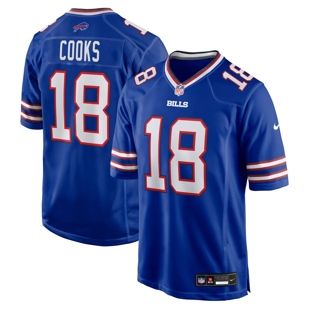 Brandin Cooks Buffalo Bills Nike Team Game Jersey - Royal