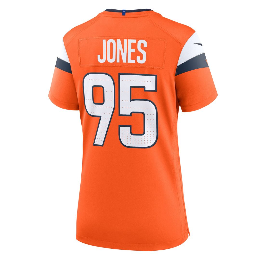 Sai'vion Jones Denver Broncos Nike Women's Team Game Jersey - Orange