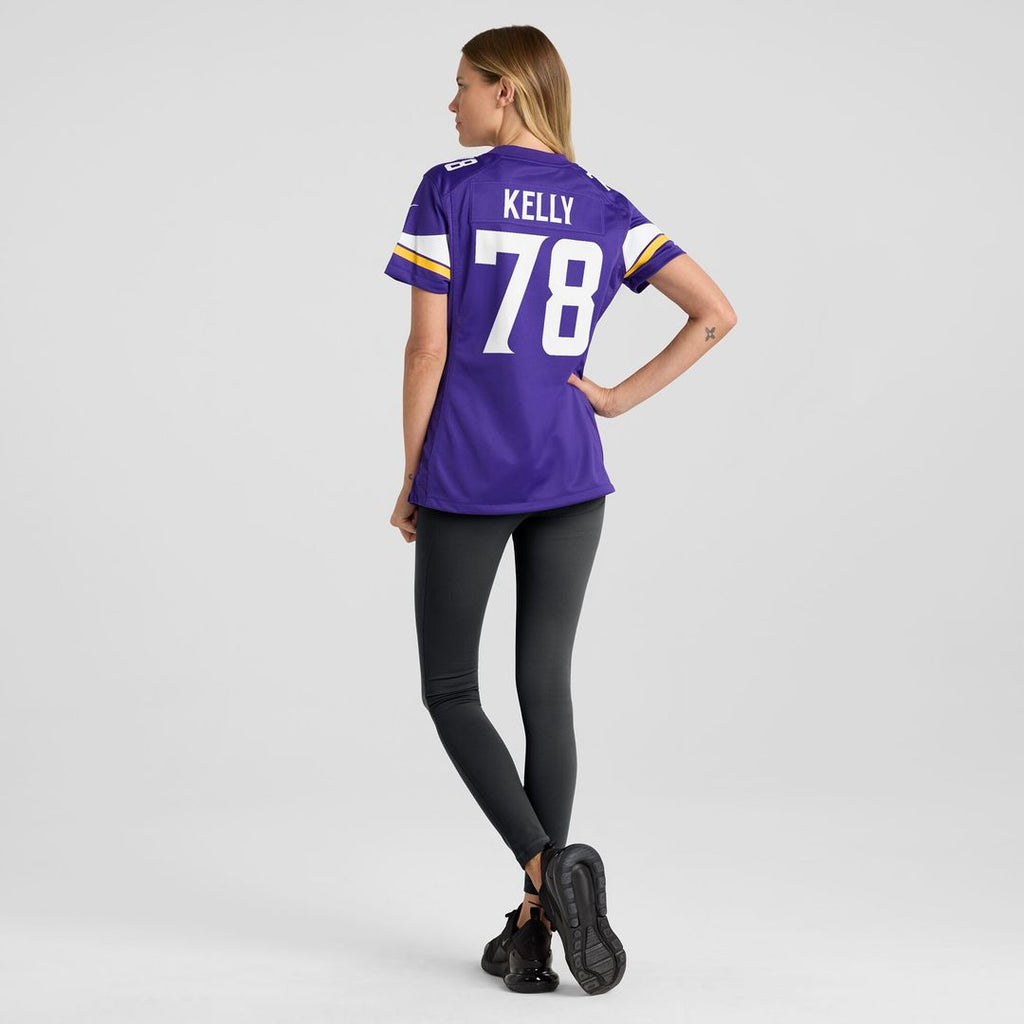 Ryan Kelly Minnesota Vikings Nike Women's Team Game Official Jersey -  Purple