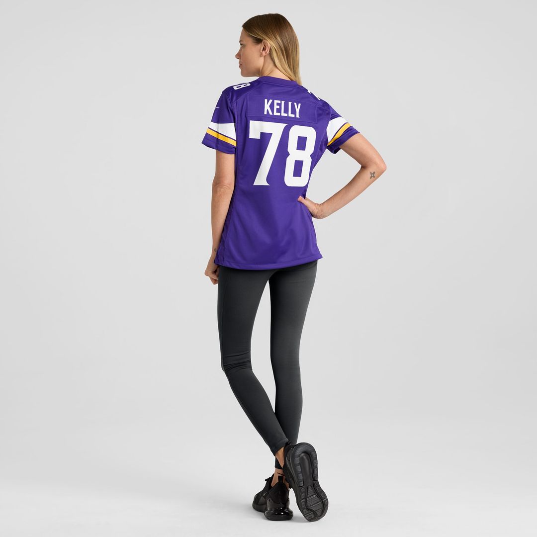 Ryan Kelly Minnesota Vikings Nike Women's Team Game Official Jersey -  Purple