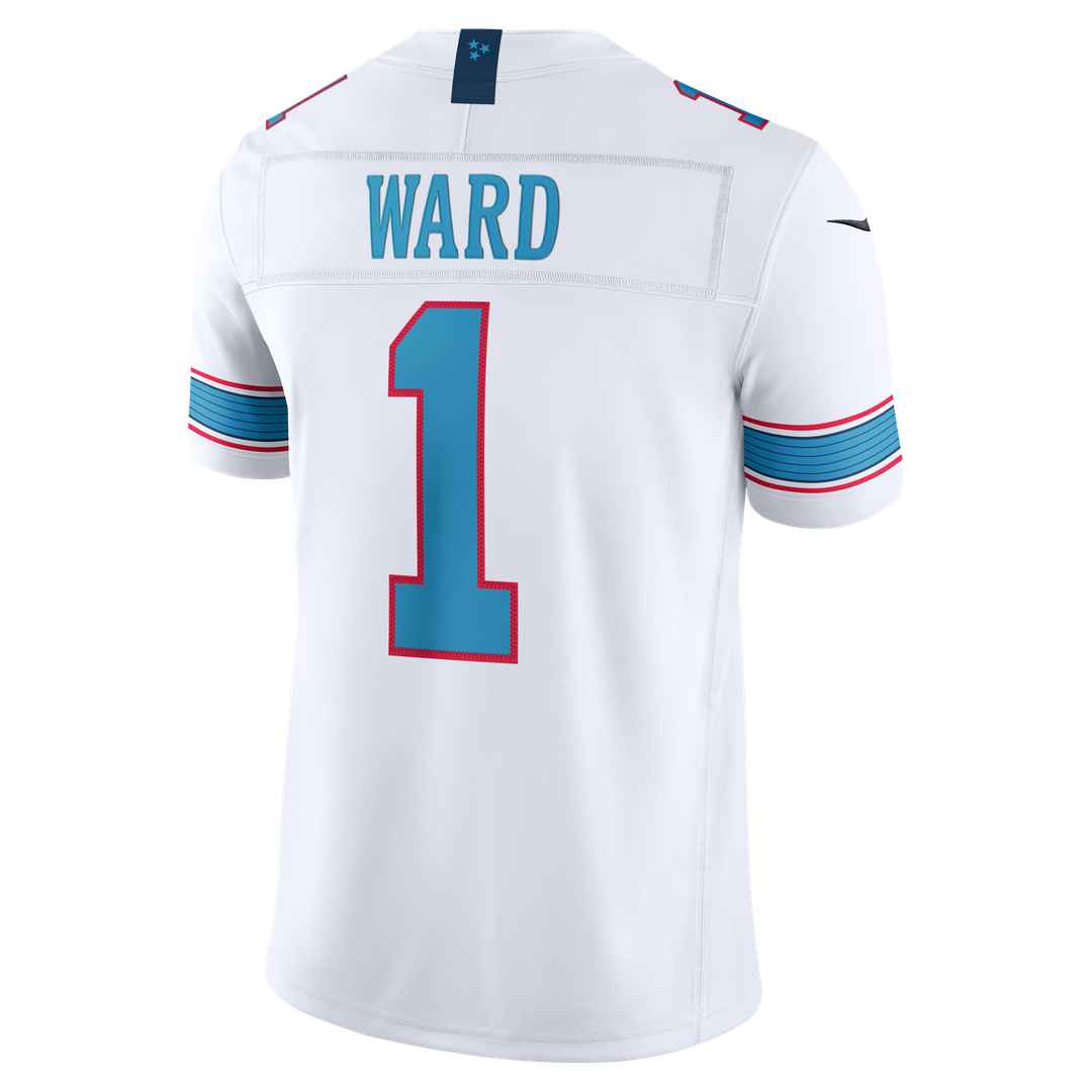 Cameron Ward Tennessee Titans Nike Vapor F.U.S.E. Stitched Limited Official Jersey - Light Blue