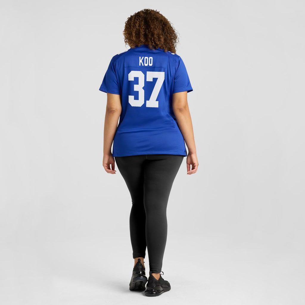 Younghoe Koo New York Giants Nike Women's Team Game Jersey - Royal