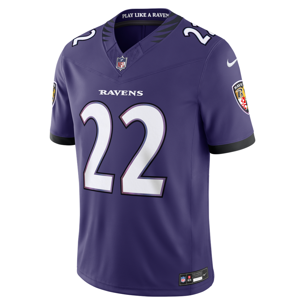 Derrick Henry Baltimore Ravens Nike Vapor F.U.S.E. Stitched Limited Official Jersey - White