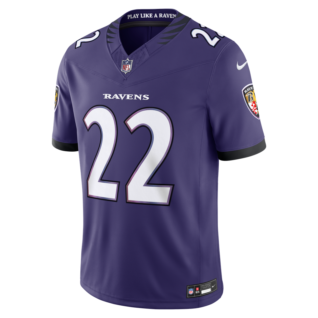 Derrick Henry Baltimore Ravens Nike Vapor F.U.S.E. Stitched Limited Official Jersey - White