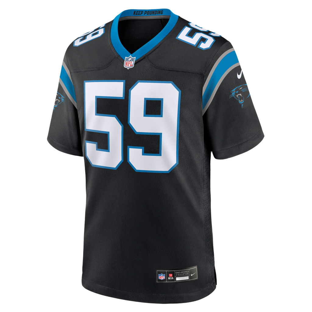 Luke Kuechly Carolina Panthers Nike Team Game Official Jersey -  Black